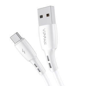 Câble USB vers USB-C Vipfan Racing X05, 3A, 1m - Blanc