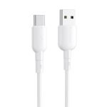 Câble USB vers USB-C Vipfan Colorful X11, 3A, 1m - Blanc