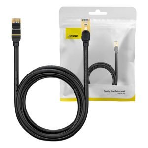 Câble réseau Ethernet RJ45 Baseus, 10Gbps, 3m - Noir