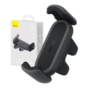 Support de voiture pour grille de ventilation - Baseus Steel Cannon 2 - Noir