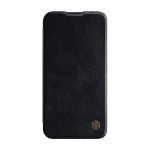 Étui en cuir Nillkin Qin Pro pour iPhone 14 Pro Max - Noir