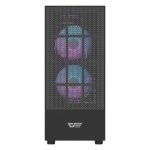 Boîtier d'ordinateur Darkflash A290 avec 3 ventilateurs - Noir