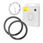 Anneau Magnétique Baseus Halo pour téléphones, MagSafe - Noir