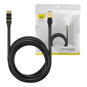 Câble réseau Ethernet RJ45 10Gbps 8m - Baseus - Noir