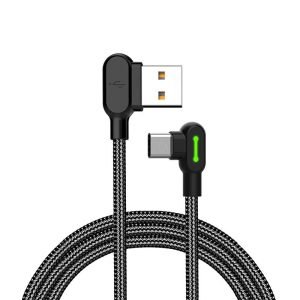 Câble USB vers USB-C Mcdodo CA-5280 LED, 0.5m - Noir