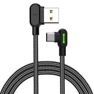 Câble USB vers USB-C Mcdodo CA-5280 LED, 1.8m - Noir