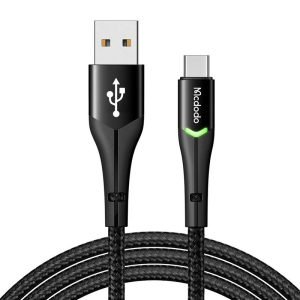 Câble USB vers USB-C Mcdodo Magnificence CA-7960 LED, 1m - Noir