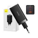 Chargeur mural Baseus GaN5 Pro 2xUSB-C + USB - 65W - Noir