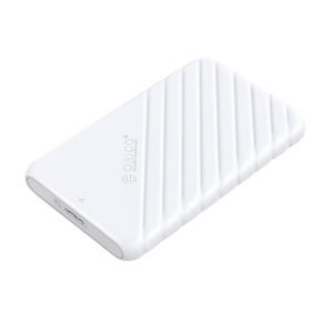 Boîtier pour disque dur/SSD 2.5' Orico, 5 Gbps, USB 3.0 - Blanc