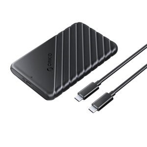 Boîtier pour disque dur 2,5" Orico, 6 Gbps, USB-C 3.1 Gen1 - Noir