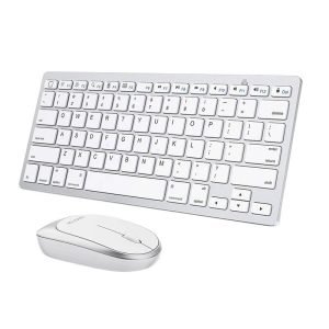 Ensemble clavier et souris Omoton KB066 30 - Argenté