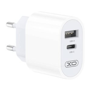Chargeur mural XO L97 - 1x USB, USB-C 12W - Blanc