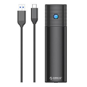 Boîtier externe pour disque M.2 SATA - Orico PWM2-BK-EP - USB-C, 5Gbps - Noir