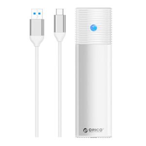 Boîtier externe M.2 SATA - Orico PWM2-WH-EP, USB-C, 5Gbps - Argenté