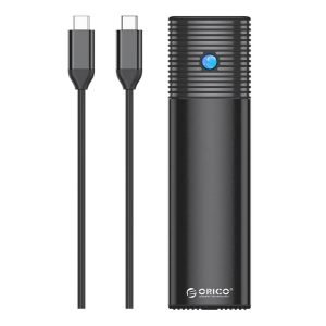 Boîtier externe pour SSD M.2 SATA/NVMe - Orico PWDM2-G2-BK-EP - USB-C 10Gbps - Noir