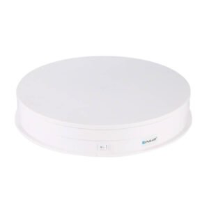Plateau Tournant Électrique Puluz 30cm USB - Blanc