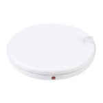 Support d'affichage rotatif Puluz avec prise de courant 45 cm - Blanc