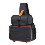 Sac à dos d'épaule Puluz avec étui à objectifs amovible