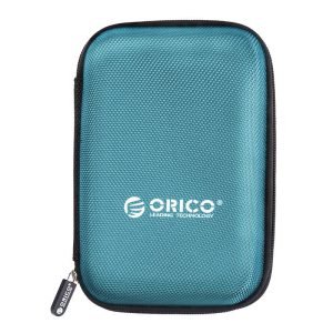 Boîtier pour disque dur et accessoires GSM - Orico - Bleu