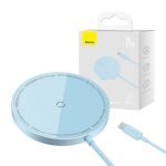 Chargeur sans fil magnétique Baseus Simple Mini 3 15W - Bleu