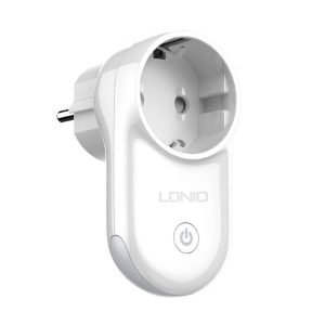 Prise Wi-Fi intelligente LDNIO SEW1058 avec veilleuse - Blanc