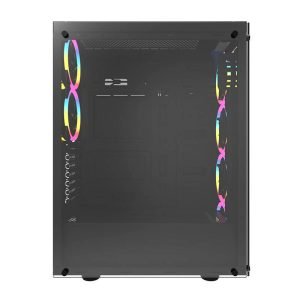 Boîtier d'ordinateur Darkflash Phantom - 6 ventilateurs - Noir
