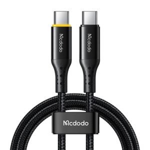 Câble USB-C vers USB-C Mcdodo CA-3460, PD 100W, 1.2m - Noir