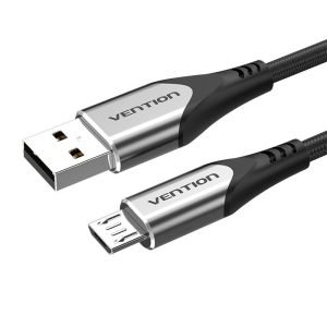 Câble USB 2.0 vers Micro USB Vention COAHF 3A 1m - Gris