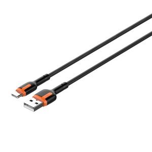 Câble LDNIO LS532, USB vers USB-C 2m - Gris et Orange