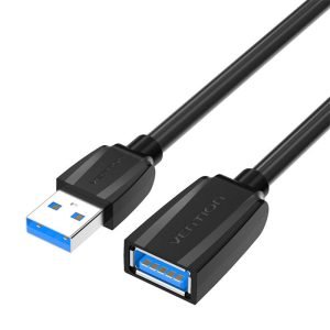Câble d'extension USB 3.0 mâle vers femelle Vention VAS-A45-B150 1.5m - Noir