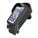 Sacoche de vélo avec support pour téléphone Rockbros 029BK - Noir