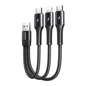 Câble de charge 3-en-1 Joyroom S-01530G9 - Noir