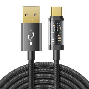 Câble de données USB-A vers Type-C 3A 2m Joyroom S-UC027A12 - Noir