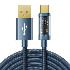 Câble de données USB-A vers Type-C 3A 2m Joyroom S-UC027A12 - Bleu