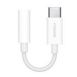 Câble audio 3.5mm jack vers USB Type-C - Foneng BM21 - Blanc