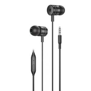 Écouteurs intra-auriculaires filaires Foneng EP200 - Mini Jack - Noir
