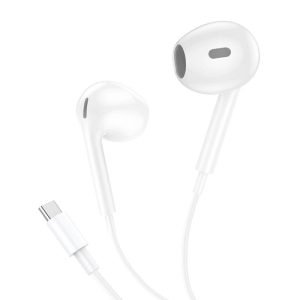 Écouteurs filaires USB-C Foneng T61 - Blanc