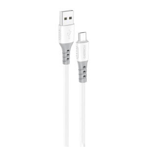 Câble USB vers Micro USB Foneng X66, 20W, 3A, 1m (Blanc)