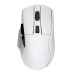 Souris de jeu sans fil avec station de charge - Dareu A955 RGB 400-12000 DPI - Blanc