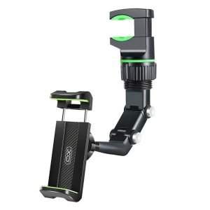 Support rétroviseur voiture multifonction rotatif XO C107 - Noir