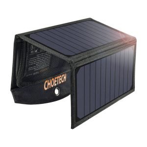 Chargeur solaire pliable Choetech SC001 19W 2xUSB - Noir