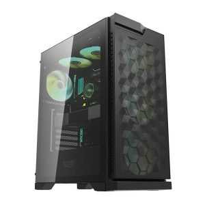 Boîtier PC Darkflash DK361 avec 4 ventilateurs - Noir