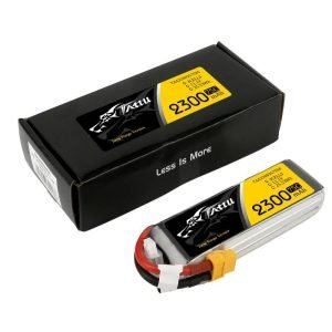 Batterie TATTU 2300mAh 11.1V 75C 3S1P Lipo avec connecteur XT60