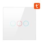 Interrupteur intelligent ZigBee Avatto ZTS02-EU-W3 3 Voies TUYA - Blanc