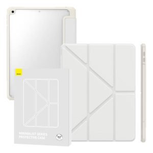 Étui de protection Baseus Minimalist Series pour iPad 10.2" - Blanc