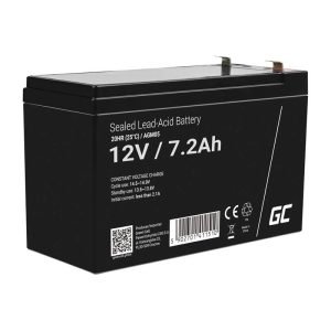 Batterie rechargeable AGM 12V 7.2Ah sans entretien pour onduleur et alarme