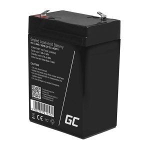 Batterie rechargeable AGM 6V 5Ah sans entretien pour UPS et alarme