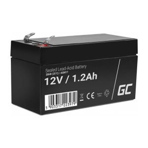 Batterie rechargeable AGM 12V 1.2Ah sans entretien pour onduleur ALARM