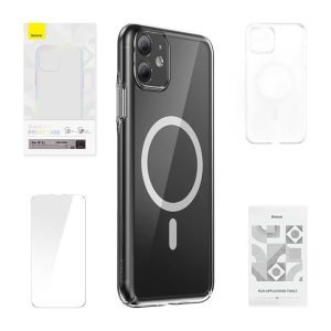 Coque magnétique transparente Baseus Crystal Clear pour iPhone 11