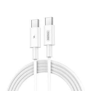Câble USB-C vers USB-C Remax Marlik, 1m, 100W - Blanc